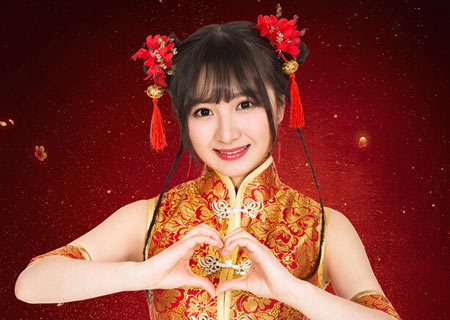 Miembros de Idol School posan para año nuevo lunar