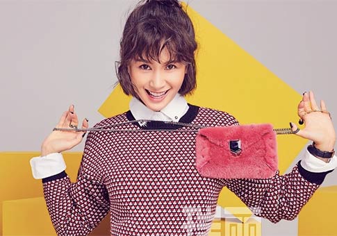 Actriz Wang Ziwen posa para revista Rayli