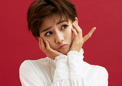 Actriz Xu Lu posa para revista